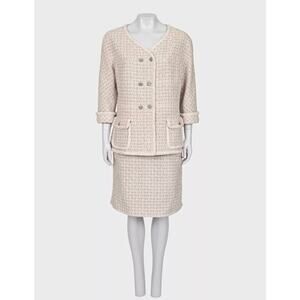 Chanel 2014 Grey Skirt Suit Sz.48 (4XL)